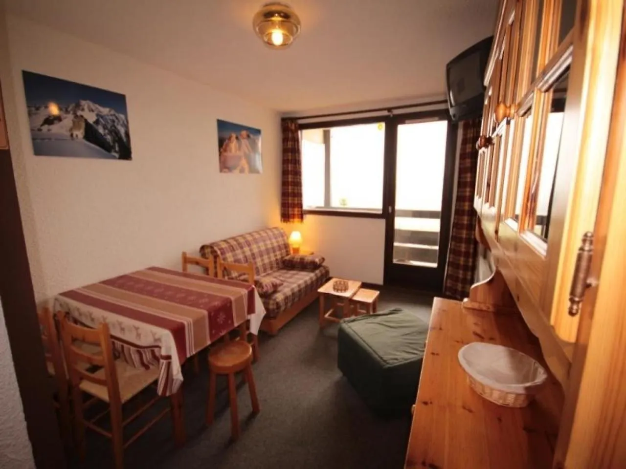 לה סזי Studio Ensoleille, Equipe Avec Balcon Au Coeur Des Saisies, Animaux Acceptes - Fr-1-293-186 דירה לה סזי